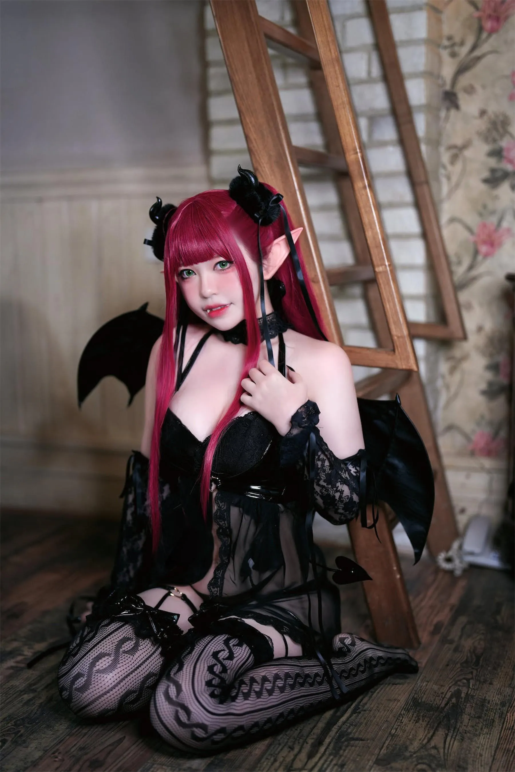 半半子 – NO.61 小恶魔利兹 [63P]插图2